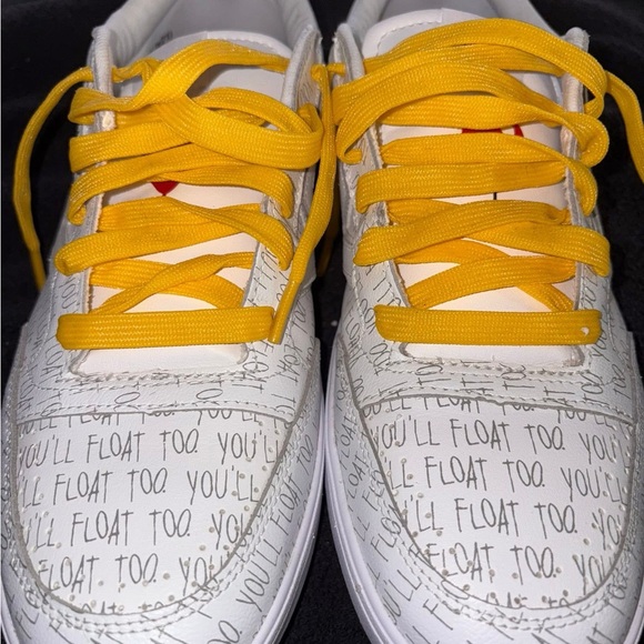 Vans Other - Vans White and Yellow Athletic Shoes